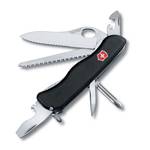 Нож Victorinox 0.8463.MW3 Trailmaster One Hand 111мм, чёрный, с петлей на лезвии, серрейтор