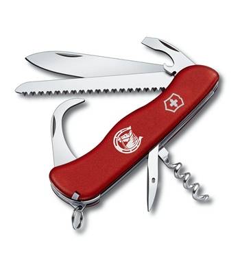яНож Victorinox 0.8883 Equestrian солдатский с фиксатором, 111мм, красный