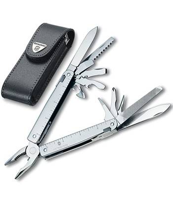 Мультитул Victorinox 3.0323.L SwissTool (115 мм, 28 функций, в кожаном чехле)