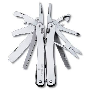 Мультитул Victorinox 3.0227.L SwissTool Spirit XC (105 мм, 26 функций, в кожаном чехле)