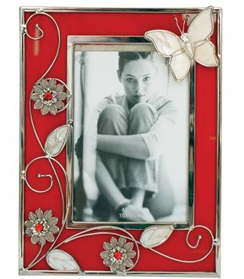 яHS-22787A JARDIN D`ETE Рамка для фотографии 10x15 "Красный глянец"17,5 х 23 см