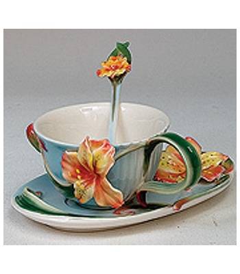 яФарфор Pavone "Лилии" FM-05/2 Чайная пара L=17cm