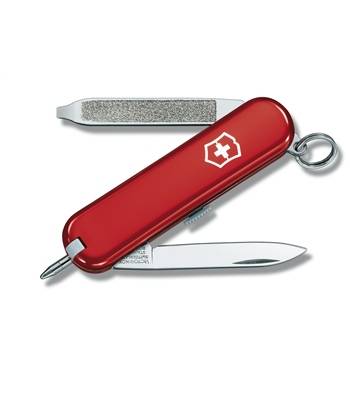 яНож-брелок Victorinox 0.6125 Scribe, 58мм, красный с ручкой