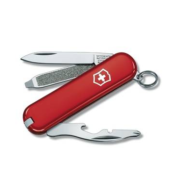 Нож-брелок Victorinox 0.6163 Rally, 58мм, красный