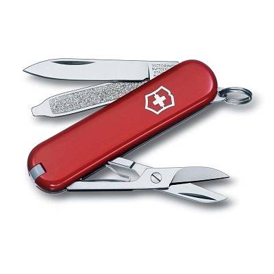 Нож-брелок Victorinox 0.6223 Classic, 58мм, красный