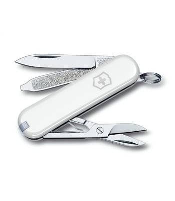 Нож-брелок Victorinox 0.6223.7 Classic, 58мм, белый