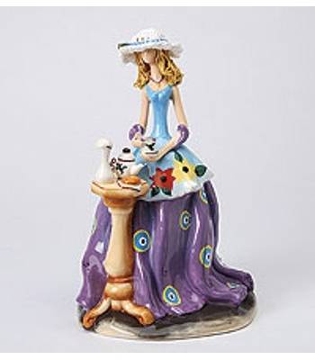 яФигурка фарфоровая "Sassy Girls" CMS22/2 Joanne at the tea party (215mm)
