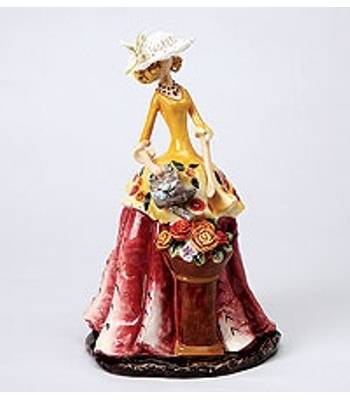 яФигурка фарфоровая "Sassy Girls" CMS22/4 Vickie in the garden (215mm)