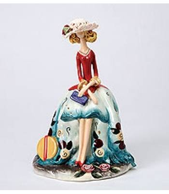 яФигурка фарфоровая "Sassy Girls" CMS22/6 Susan traveling the world (215mm)