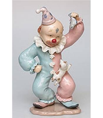 яФигурка фарфоровая "Клоуны" CMS-23/3 Magic Clown with Ball H=162mm