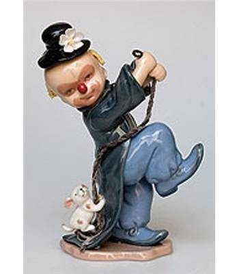 яФигурка фарфоровая "Клоуны" CMS-23/6 Magic Clown with Rope H=152mm