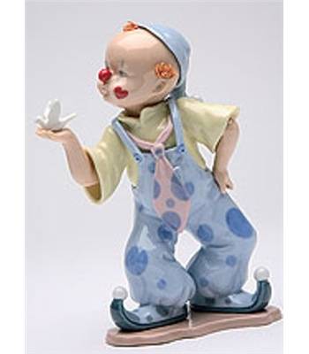 яФигурка фарфоровая "Клоуны" CMS-23/7 Magic Clown with Dove H=152mm