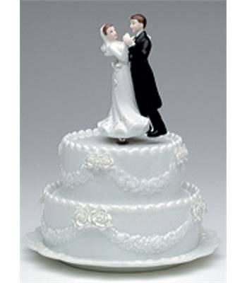 яФигурка фарфоровая "Pavone"  CMS-10/21 "Молодожены" H=170mm (музыкальн)