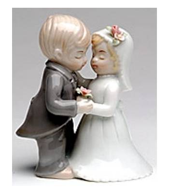 яФигурка фарфоровая "Pavone"  CMS-10/2 "Молодожены" H=101mm