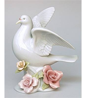 яФигурка фарфоровая "Pavone"  CMS-10/24 "Голуби" H=127mm