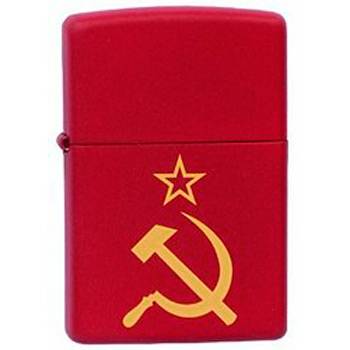 яЗажигалка Zippo 233 Серп и Молот