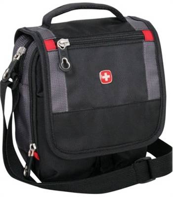 Сумка Swissgear SA1092239 "Mini boarding bag" черный/серый 16x8x19 cm