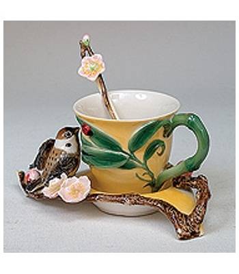 яФарфор Pavone "Воробушек" FM-01/5 Чайная пара L=19cm