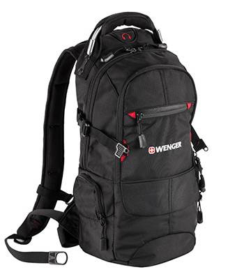 Рюкзак Wenger 13022215 "Narrow hiking pack" черный 47х23х18см (19л)