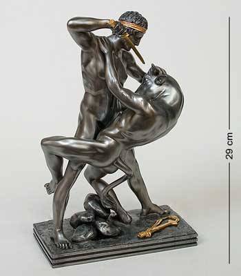яСтатуэтка Veronese WS-08 "Тесей убивает Минотавра" h=29cm