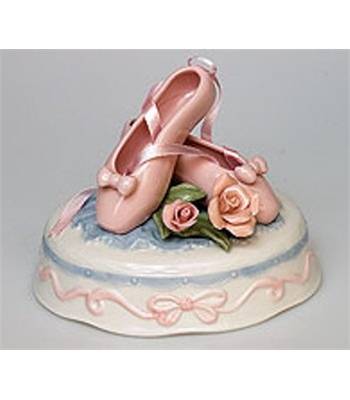 яФигурка фарфоровая "Pavone"  CMS-19/9 "Балетки" музыкальн L=130mm