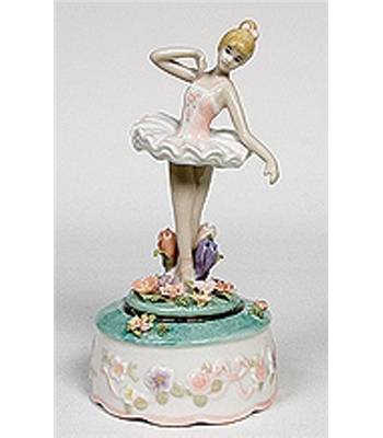 яФигурка фарфоровая "Pavone"  CMS-19/20 "Балерина" музыкальн Н=200mm