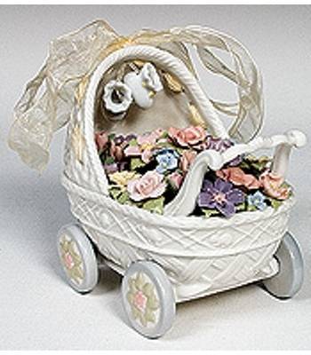 яФигурка фарфоровая "Pavone"  CMS-15/66 "Коляска" H=150mm