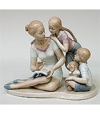 яФигурка фарфоровая "Pavone"  JB-15/12 "Мать и дети" L=220mm