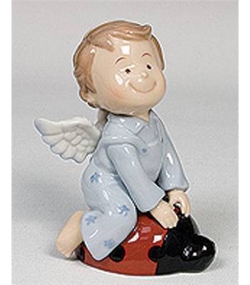 яФигурка фарфоровая "Pavone"  CMS-11/33 "Мальчик-анелочек" H=120mm