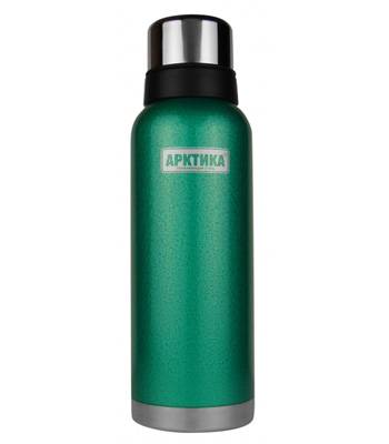 яТермос "Арктика" с узким горлом 106-1200 (американский дизайн, зелёный, 1200 мл)