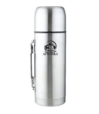 яТермос "Арктика" с узким горлом 107А-700 (без ручки, в текстильном чехле, 700 мл)