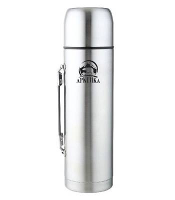 яТермос "Арктика" с узким горлом 107А-1200 (без ручки, в текстильном чехле, 1200 мл)