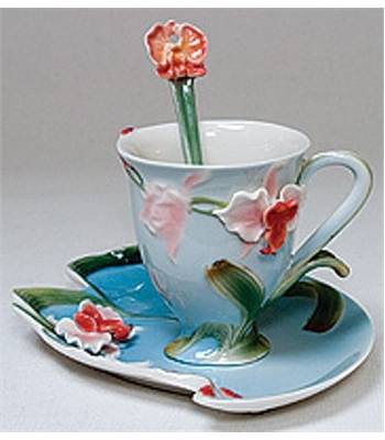яФарфор Pavone "Орхидея" FM-01/12 Чайная пара L=20cm