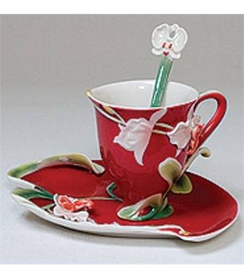 яФарфор Pavone "Орхидея" FM-01/14 Чайная пара L=20cm