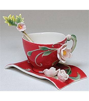 яФарфор Pavone "Пион" FM-01/20 Чайная пара L=16cm