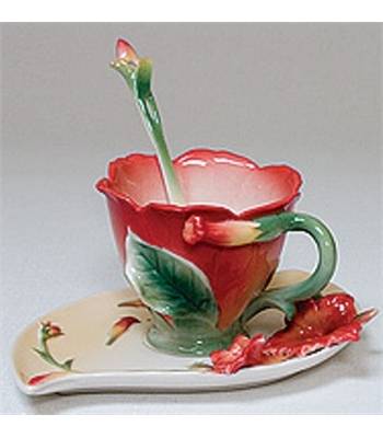 яФарфор Pavone "Петуния" FM-01/21 Чайная пара L=17cm