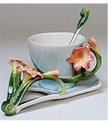 яФарфор Pavone "Кливия" FM-36/3 Чайная пара L=18cm