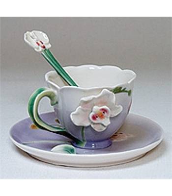 яФарфор Pavone "Орхидея" FM-37/3 Чайная пара L=15cm