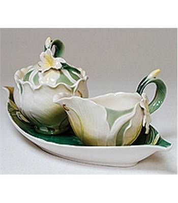 яФарфор Pavone "Лилия" FM-38/2 Набор сахарница и молочник L=31cm