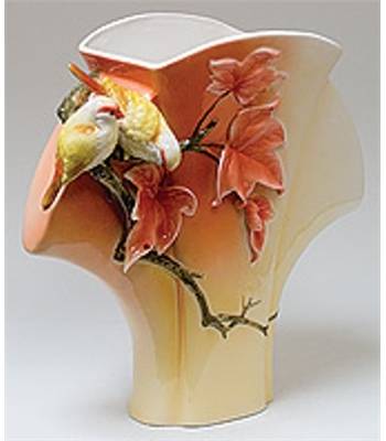 яФарфор Pavone "Кленовый лист" FM-28 Ваза h=35cm