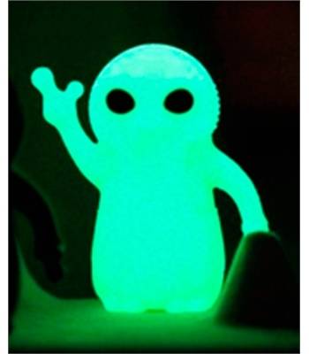 яФлэш-драйв Bone FD-4GB/B_Alien/LY инопланетянин зеленый силиконовый 37 x 43 x 17 мм