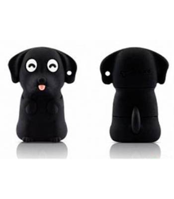 яФлэш-драйв Bone FD-4GB/B_Dog/Blk собака черная силикон 25 x 44 x 27 мм