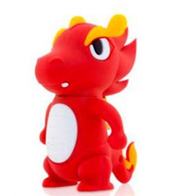 яФлэш-драйв Bone FD-4GB/B_Dragon/R дракон красный силикон 39 x 50 x 38 мм