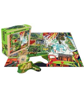 яWWF991 Игра Пазл "Мадагаскар" Детские развивающие эко-игры от WWF