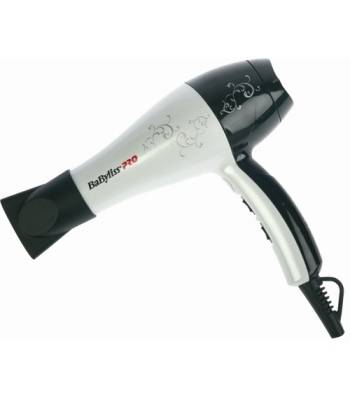 яФен BaByliss Pro BAB5559WTE Фен BaByliss Pro, черно-серебристый, 2000 Вт