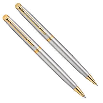 Шариковая ручка+механ карандаш Waterman Hemisphere Stainless Steel GT
