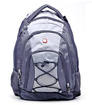 яРюкзак Wenger 11864415 серый/св. серый с отделением для ноутбука 15" 33х19х45 см (28л)