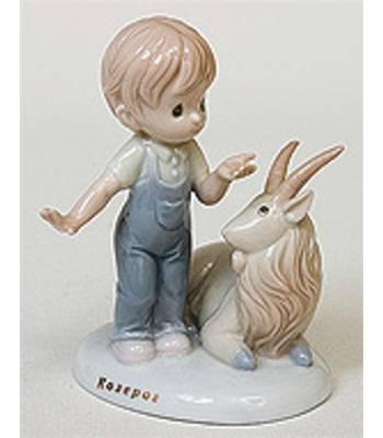 яФигурка фарфоровая "Pavone"  JP-28/01 Козерог h=11cm