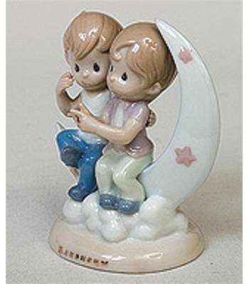 яФигурка фарфоровая "Pavone"  JP-28/06 Близнецы h=11cm