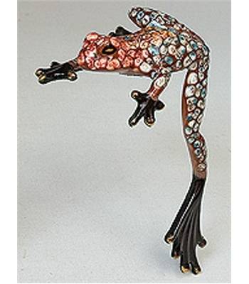 яФарфор "Pavone" фигурка лягушка  JP-08/29 для полки